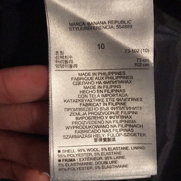 SOLD* Navy Banana Republic Pencil Skirt - Picture 5 of 6